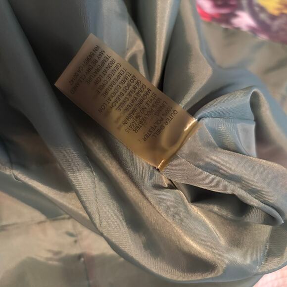 Peter Nygard Floral Polyester Blazer Jacket 3/4 Sleeve Women's NO SIZE TAG - Picture 7 of 8